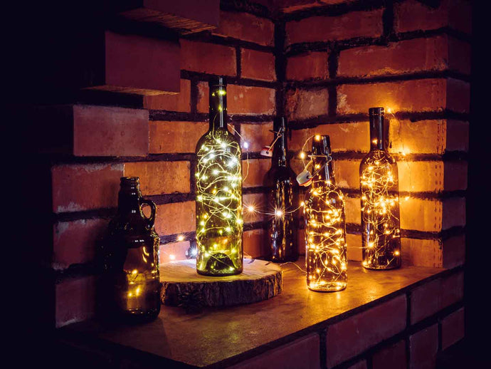 Recycling Your Bottles as Home Decor