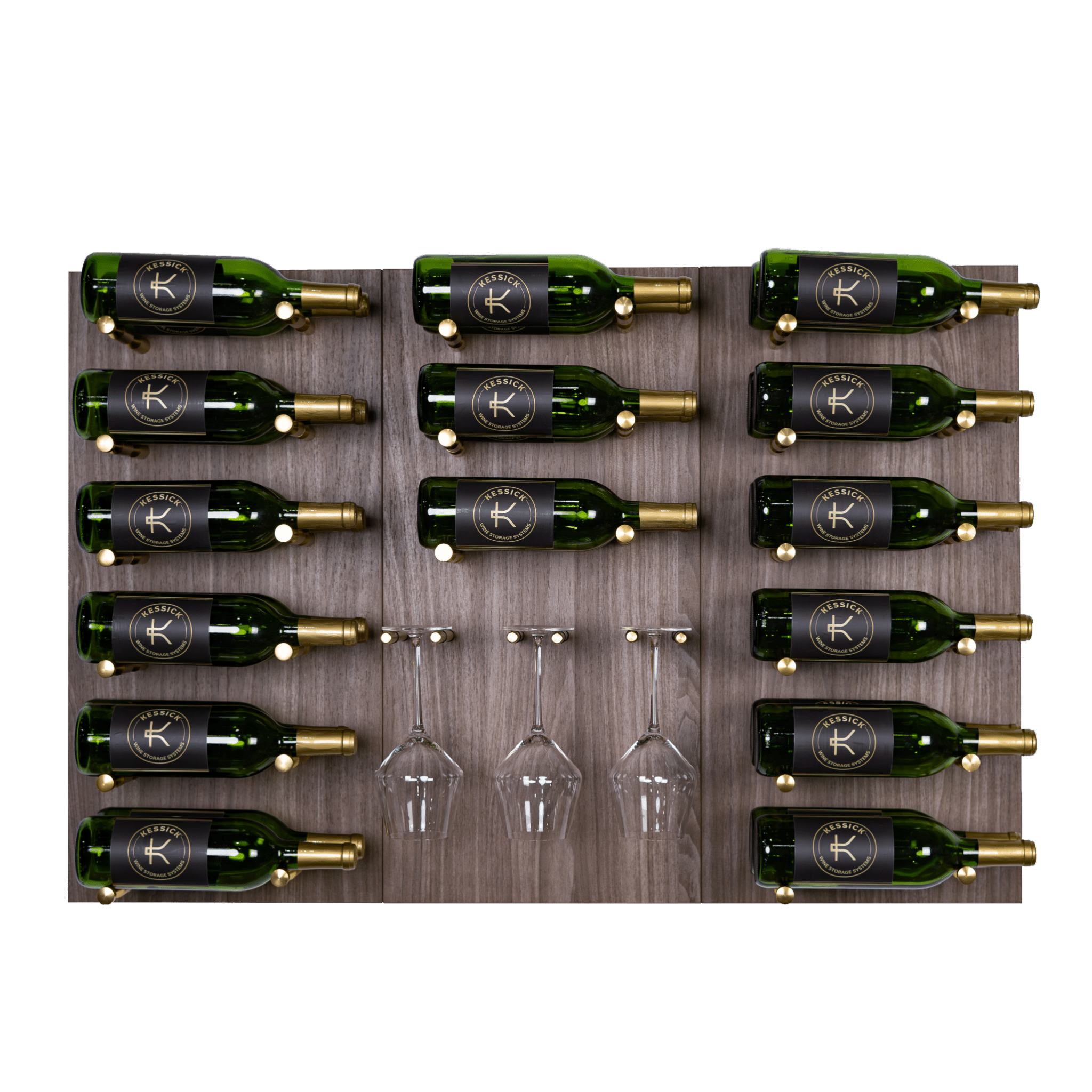 Brentwood Wine Wall - Wine as ArtWine Wall4228.BW.WP810-1.SH.FB80