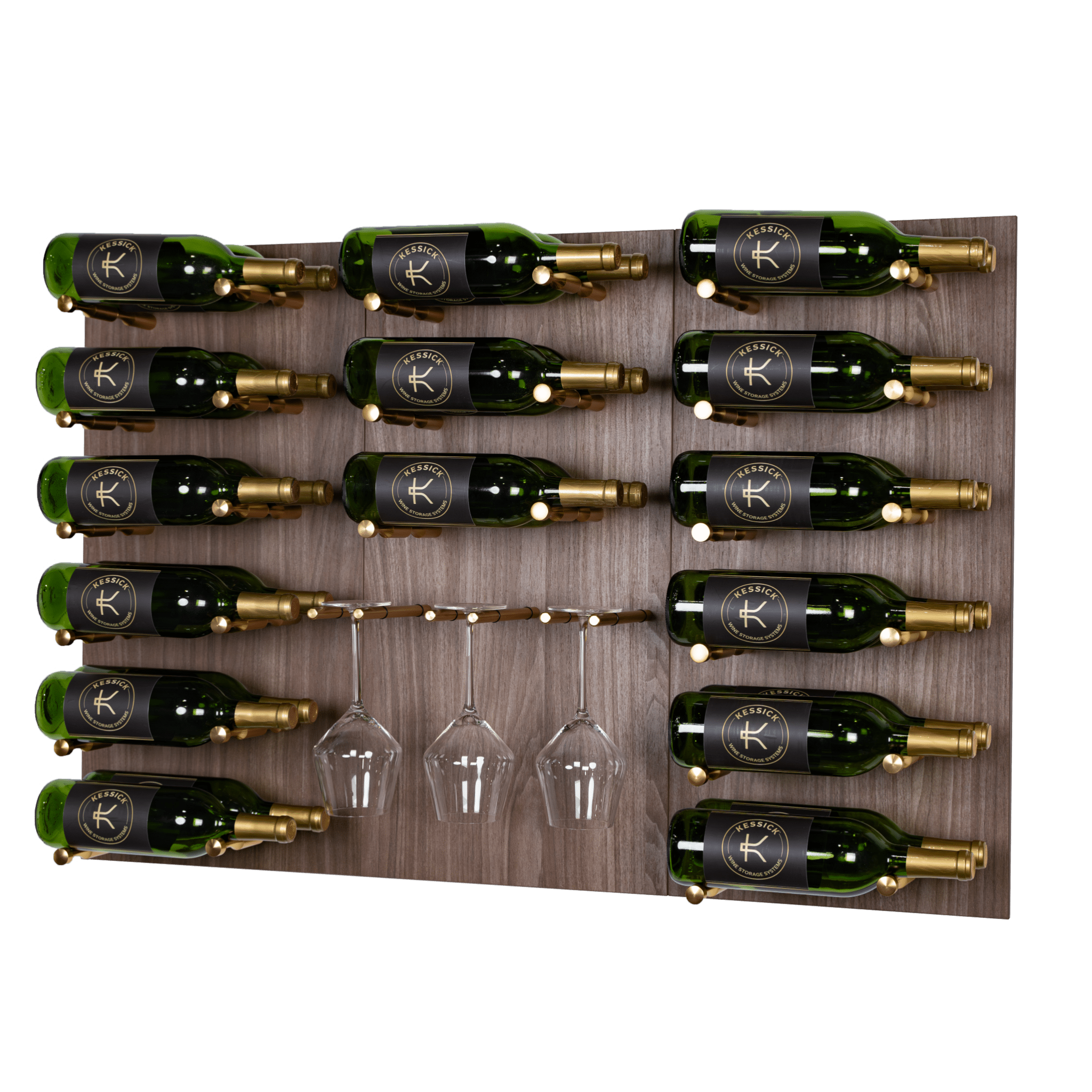 Brentwood Wine Wall - Wine as ArtWine Wall4228.BW.WP310-1.SH.FB80