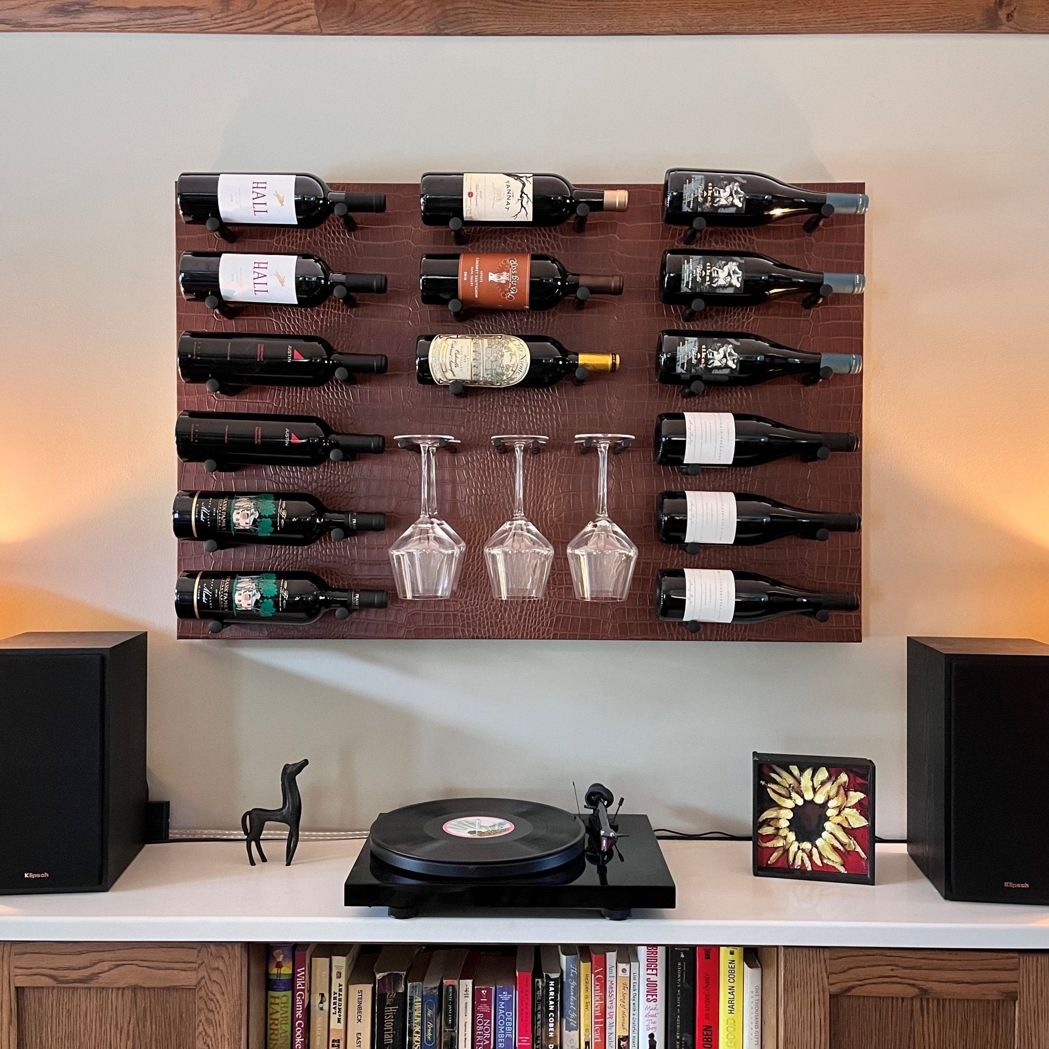 Brentwood Wine Wall - Wine as ArtWine Wall4228.BW.WP310-1.SH.619