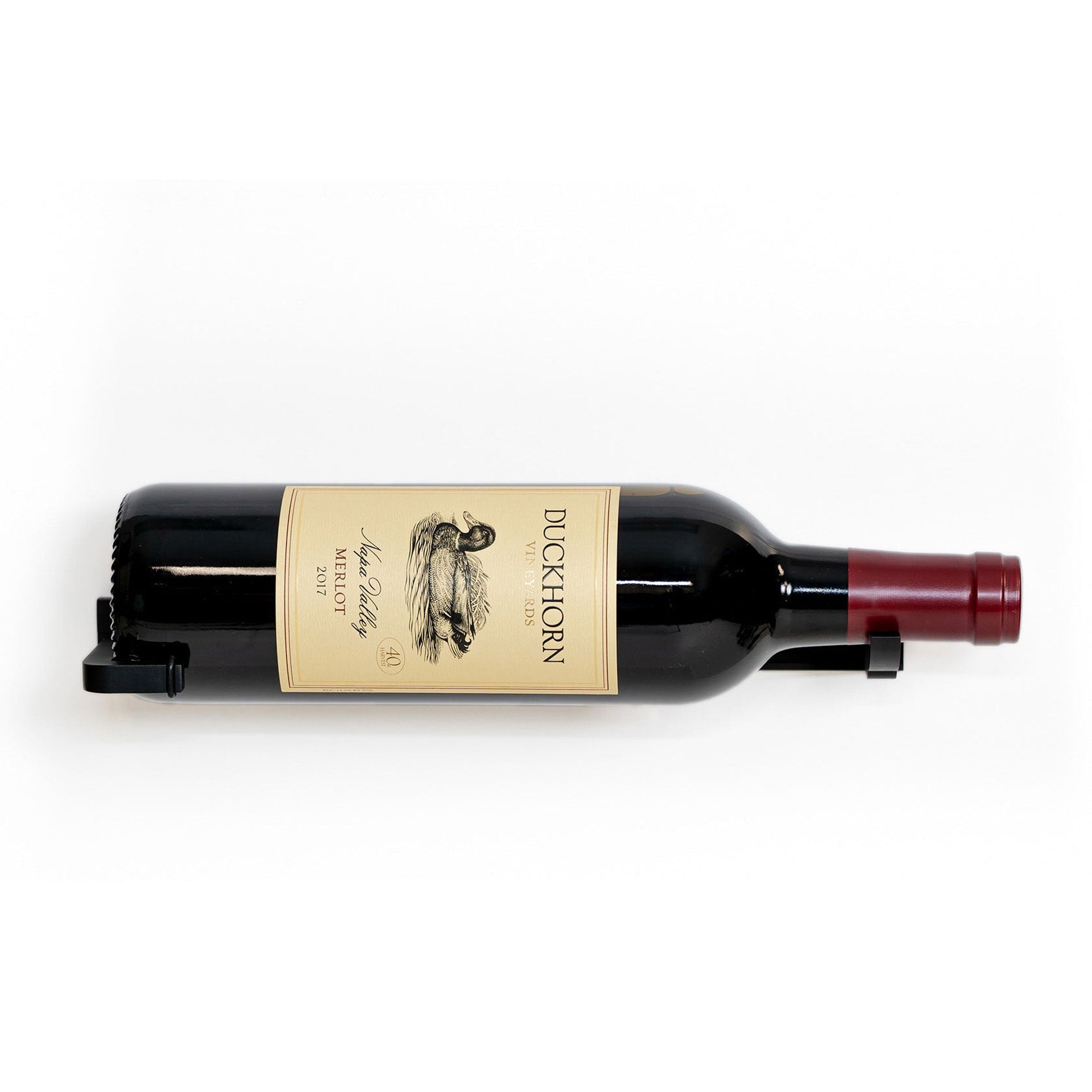 Decorative Wine Hardware - Single Bottle Wall Mount - Wine as ArtWine HardwareK21B