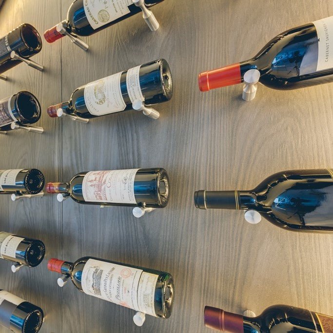 Wine Posts - Label View - 1 Bottle Deep - Wine as ArtWine HardwareWP300